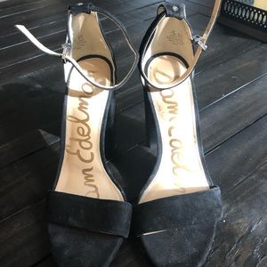 Sam Edelman black suede shoes